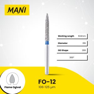 MANI Dia-Bur Flame Ogival FO-12