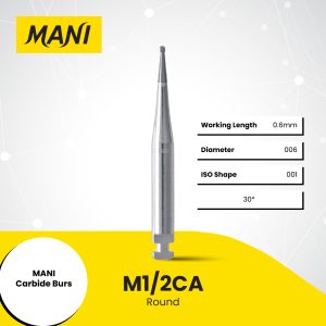 MANI CARBIDE BURS Round Shape M1/2CA