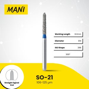MANI Dia-Bur Straight Ogival End SO-21