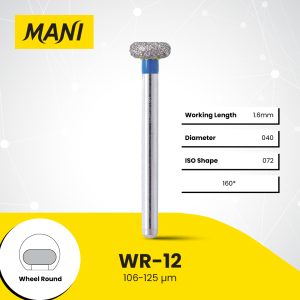 MANI Dia-Bur Wheel Round WR-12