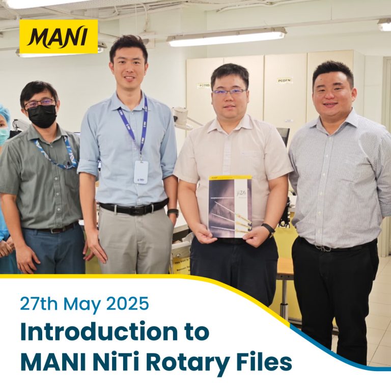 Empowering the Next Generation of Endodontists: MANI NiTi Rotary Files Workshop at IMU